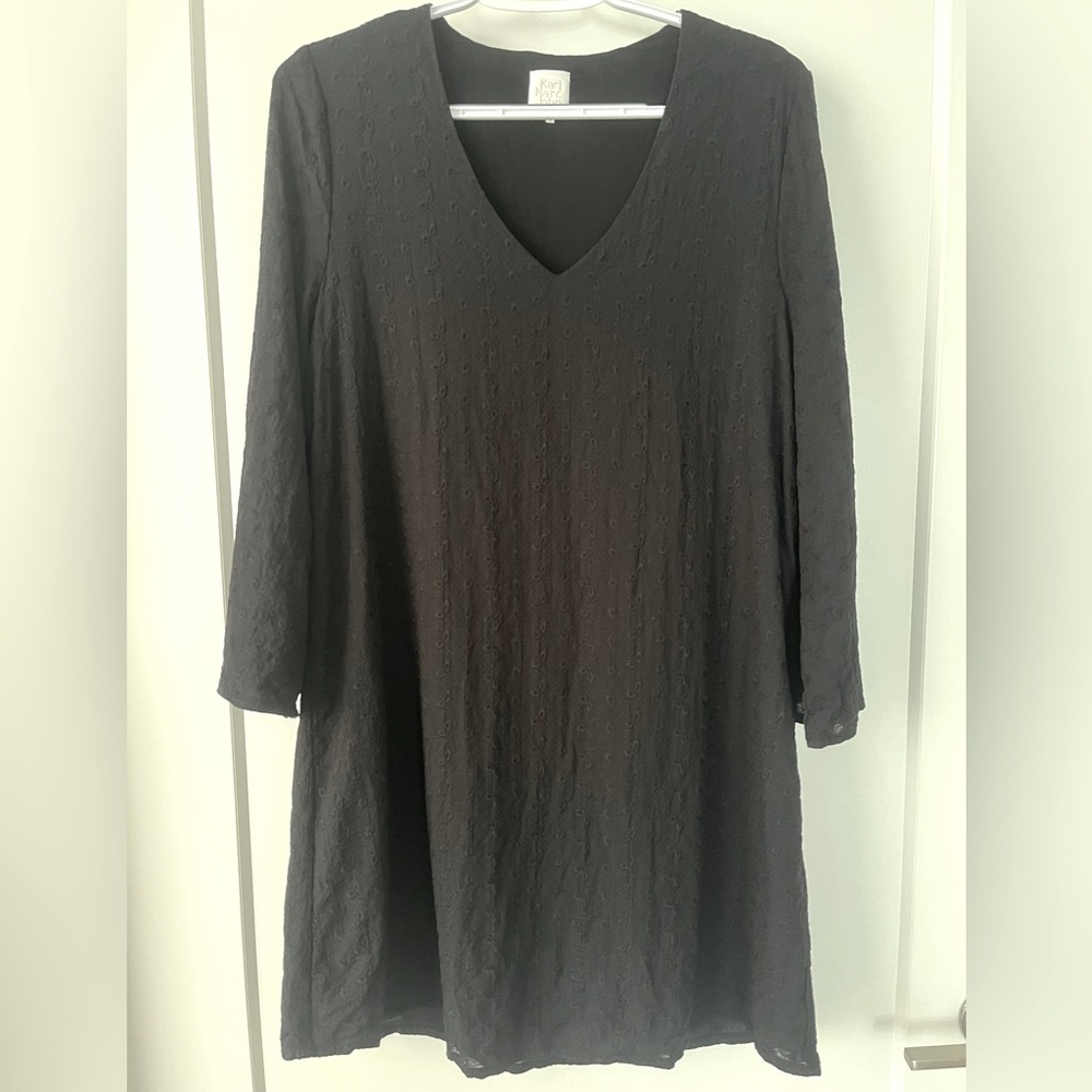Karl Marc John Black V-neck Dress